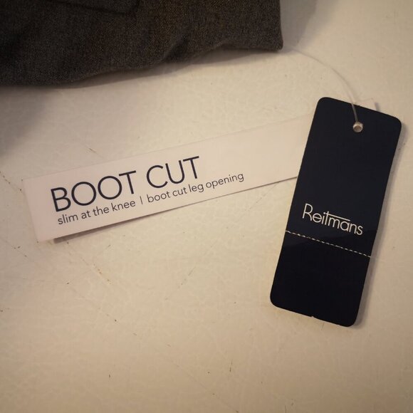 NWT Reitmans "The Original Comfort" Brown Size 13 Pull On Bootcut Pants - Picture 6 of 9